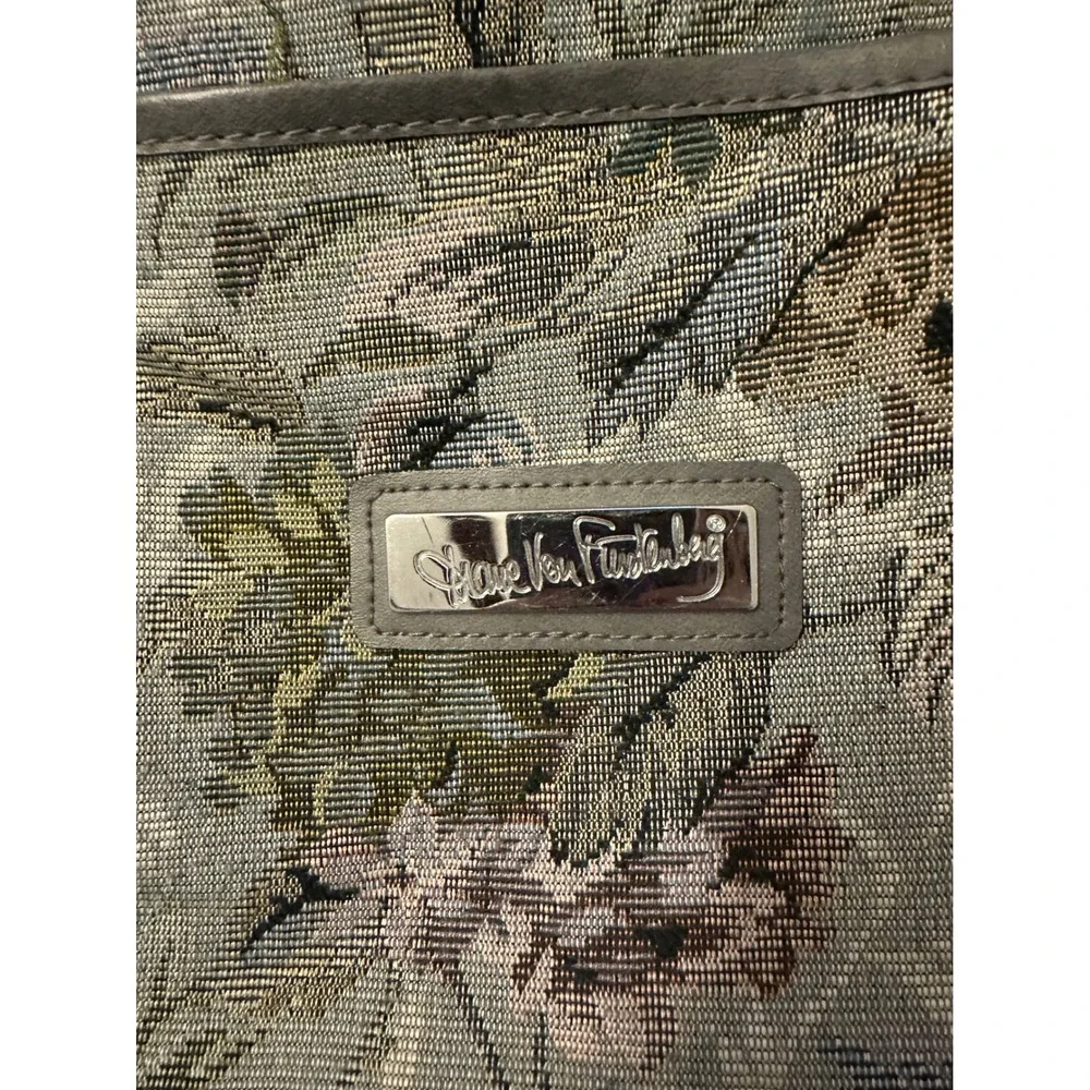 Diane Von Furstenberg  Vintage Floral Tapestry Tote Bag  Purse EUC‎ Designer